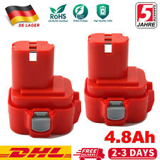 2x 9.6V Akku für Makita 4,8AH