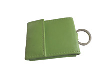 Geldbeutel MINI Schlüsseltasche grün hellgrün Münzen Scheine Geldbörse 55 x 75mm