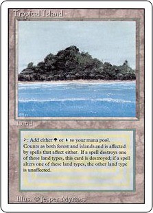Magic mtg tropical island - mtg,