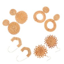  4 Pairs Ohrringe Handgemacht