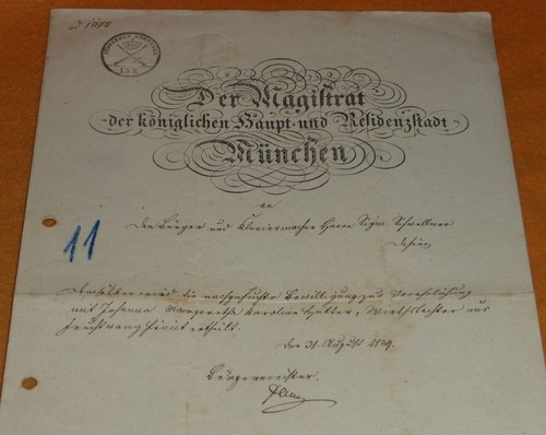 Königreich bayern signatur - bayern,