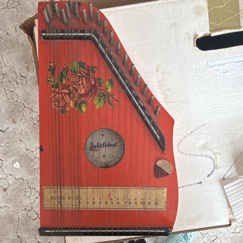 Jubel tone zither rot - zither, mit