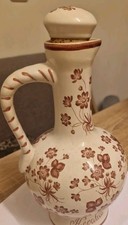 Ulmer Keramik Krug Kanne Vase Weinreben grün Vintage