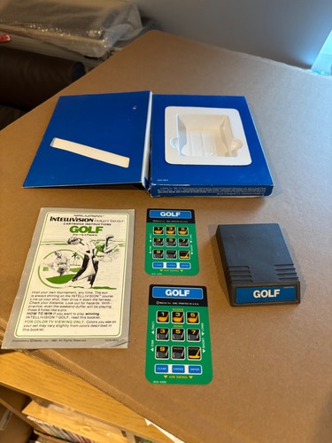 Intellivision golf komplett - golf.,