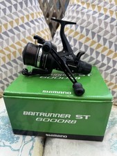 Shimano Baitrunner St 6000 RB Hochleistungs Spinn Angelrolle Originalverpackt Sehr guter Zustand