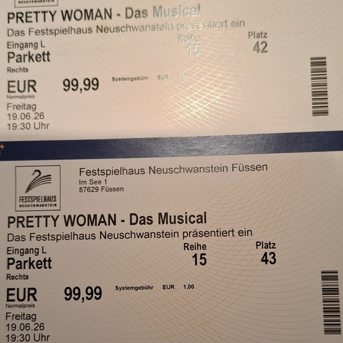 Tickets pretty woman - tickets,