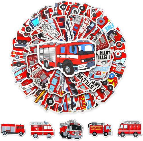 Feuerwehr aufkleber set - aufkleber,