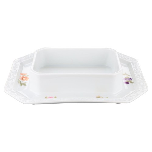 Butterdose unterteil eckig - butterdose,