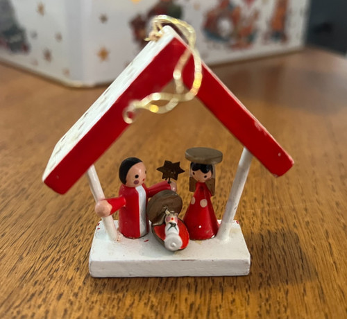 Christbaumschmuck krippe - christbaumschmuck,,