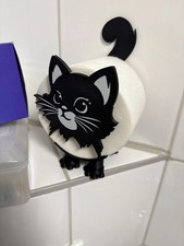 Katze Toilettenpapierhalter
