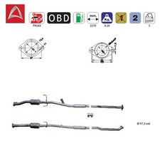 Katalysator Abgasanlage für TOYOTA RAV 4 II 2.0 4WD - 5 Türen