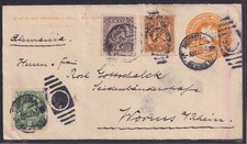 75933) MEXICO Ganzsache mit ZuF nach Worms