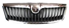 fur SKODA OCTAVIA II 09-13 Kühlergitter Grill vorne Kühlergrill CHROM SCHWARZ