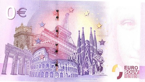 Null euro schein - schein, 0