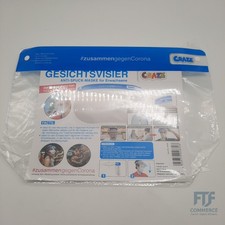 CRAZE Gesichtsvisier Face Shield 5er Set Kunststoff Flexible Spuck-Mask... 28315