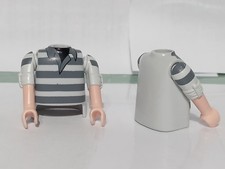 PLAYMOBIL x2 KÖRPER GRAUE