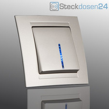 SILBER Moderna Schuko