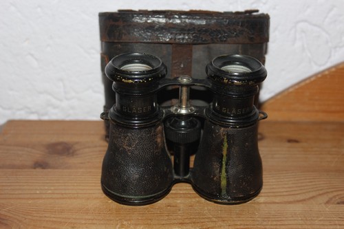 Altes fernglas mit - altes,