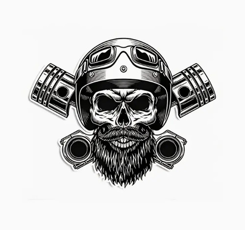 Totenkopf aufkleber skull - aufkleber,