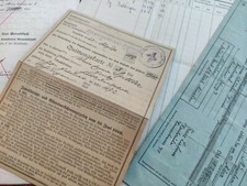 alte Dokumente Republik Baden Hypothekenbrief Kreditunterlagen 1920-1938