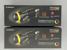 Kellermann BL 2000 Dark schwarz  Lenkerendenblinker  vorne 110.200 2 Stück