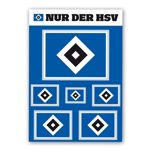 Hamburger hsv aufkleber set - sv,