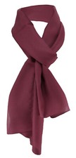 TigerTie Damen Chiffon Halstuch verschiedene Farben Uni Gr. 160cm x 36cm - Schal