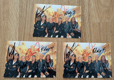 Original Scorpions Autogrammkarte signiert  „Pure Instinct“ Tour 1996 – Rarität