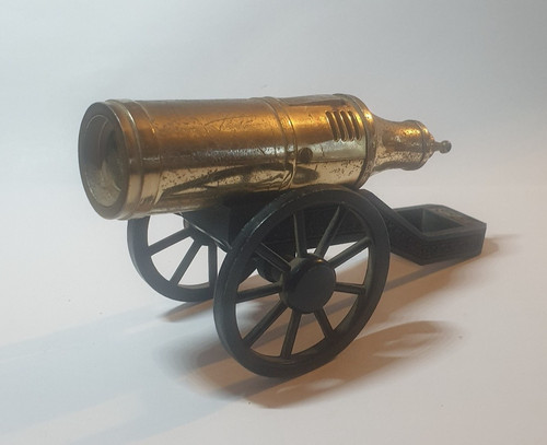 Altes tischfeuerzeug kanone - altes,