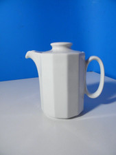 Schönes Rosenthal * Polygon * Kaffee-Tee- od. Milchkännchen * weiß * H=12cm *