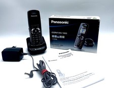 Panasonic KX-TW201 GBA, GSM Schnurlos Telefon,schwarz  Sim Karte Senioren mobil