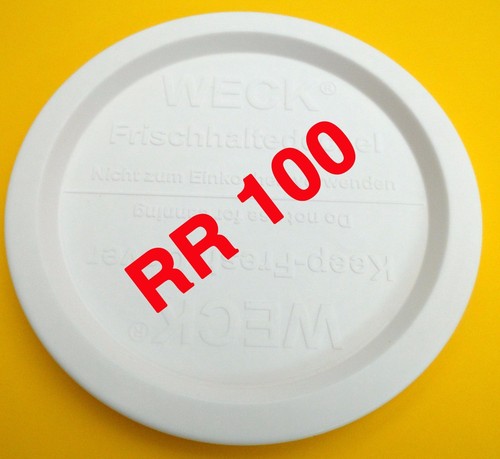 Weck frischhaltedeckel weiß - frischhaltedeckel,