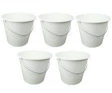 5 Stück Haushaltseimer mit