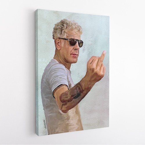 Anthony bourdain gemälde - bourdain, |