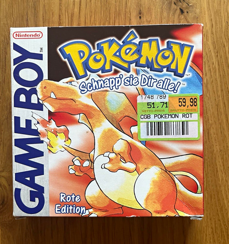 Nintendo pokémon rote - nintendo,