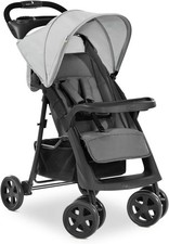 Hauck Shopper Neo II, grau - Leichtkinderwagen mit Snackablage, Getränkehalter
