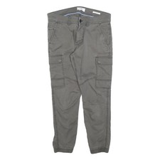 EDC Damen Slim Cargo Hose Grau