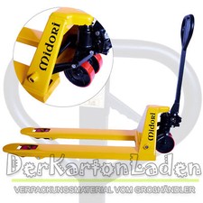 Handhubwagen 3000kg Gabelhubwagen Hubwagen Palettenwagen PU Tandem Hartgummi NEU