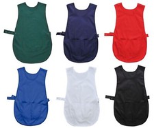 Überwurfschürze mit Tasche