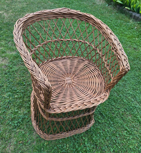 Korbgeflecht boho stil - korbgeflecht, im