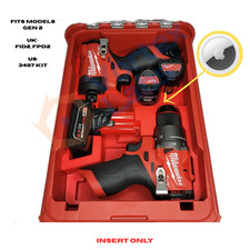 Milwaukee Packout Organizer Einsatz für 3497-22 M12 Schlag-Kombibohrer + Akku
