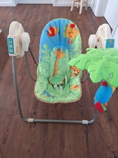 Babyschaukel elektrisch, Fischer Price, Bunt, mit Musik