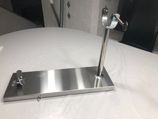 Halter für Schinken aus Edelstahl