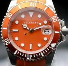 Velgraph 42 mm Automatic Watch | Diver Style | Screw Crown Drehbare Lünette NH35