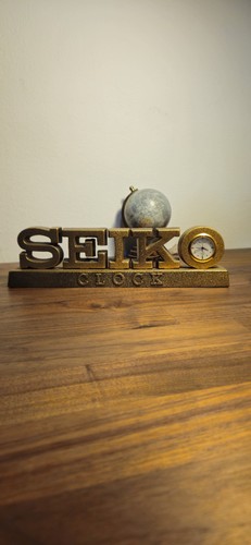 Seiko werbeaufsteller tischuhr - werbeaufsteller,
