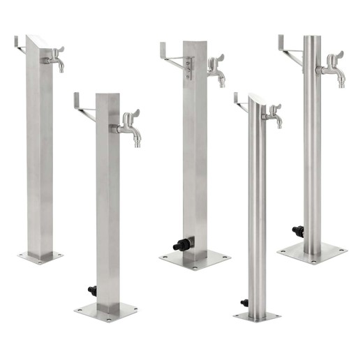 Wasser zapfsäule edel stahl - zapfsäule,