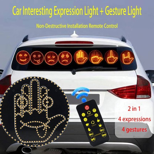 Fingergeste licht led lustig - fingergeste,