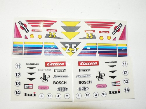 Carrera decals aufkleber - decals, /