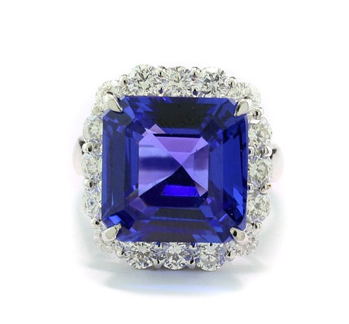 Tansanit brillant ring 60 - brillant, 11,60