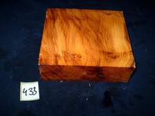 Eibe drechseln Drechselholz   123 x 135 x 43 mm   Nr. 433